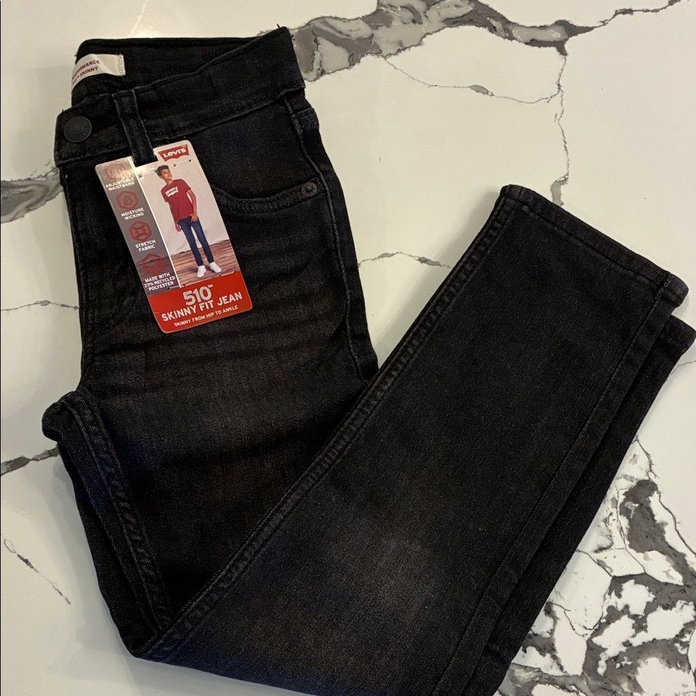 Levi's Kids Black Skinny Jeans